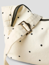 LMTD Twill Dot Taske Hyed Antique White Black